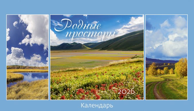 Календарь домик Родные просторы 2025