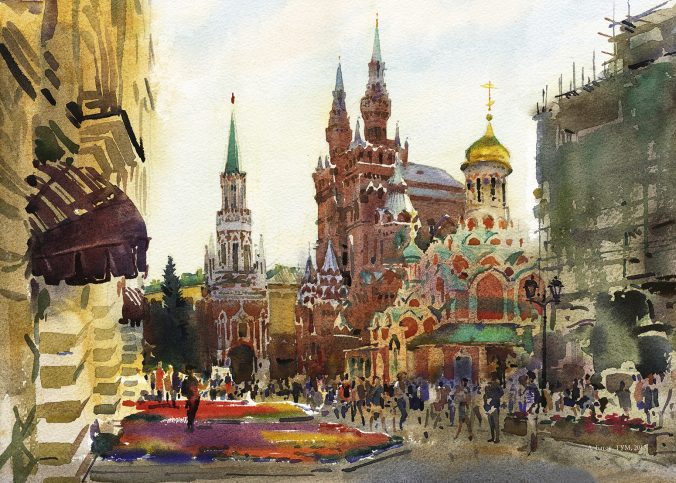 Квартальный календарь Очарование Москвы 2024