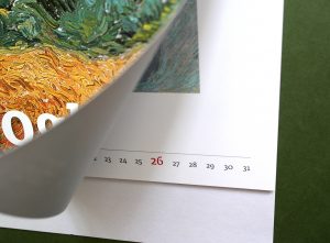 Настенный календарь Vincent van Gogh (Винсент ван Гог). Крупный план