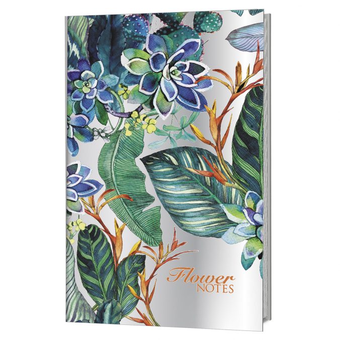 Блокнот голограмма flower notes (Оранжевый)