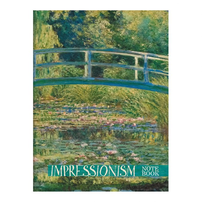Записная книжка impressionism notebook (Пруд с водяными лилиями) (легкий брак)