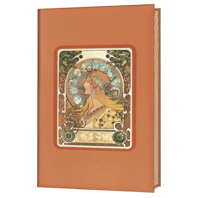 Helma. Бизнес-блокнот Vario. Арт. 04 Mucha (оранжевый)