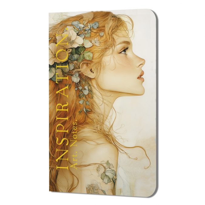 Блокнот inspiration. art. notes (девушка в платке)