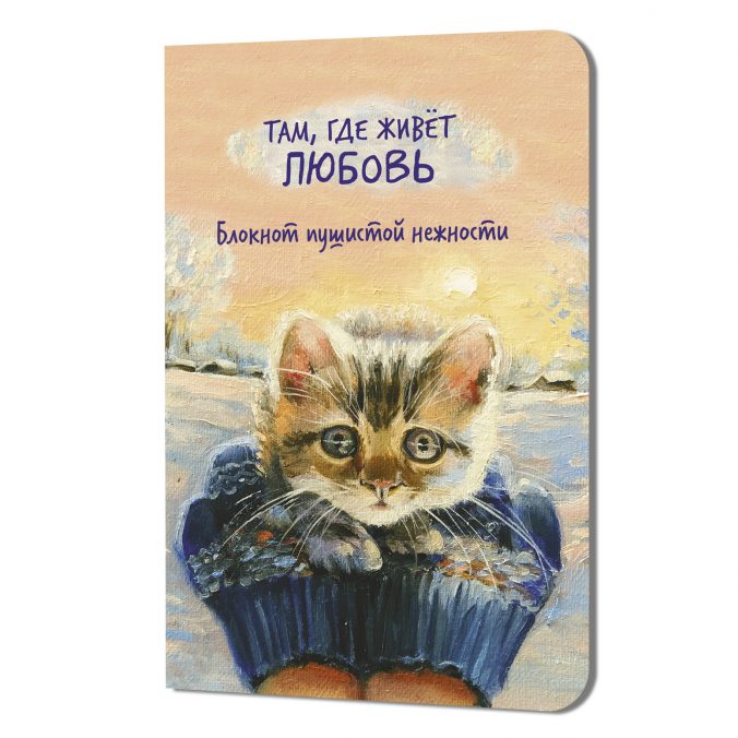 Блокнот Там, где живет любовь (кот в окне)