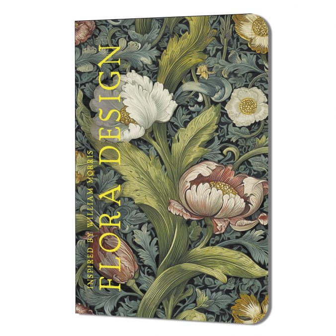 Блокнот flora design (белые цветы) (Копировать)