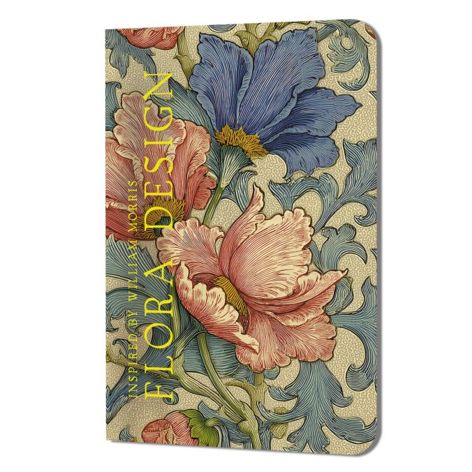 Блокнот flora design (белые и розовые цветы) (Копировать)