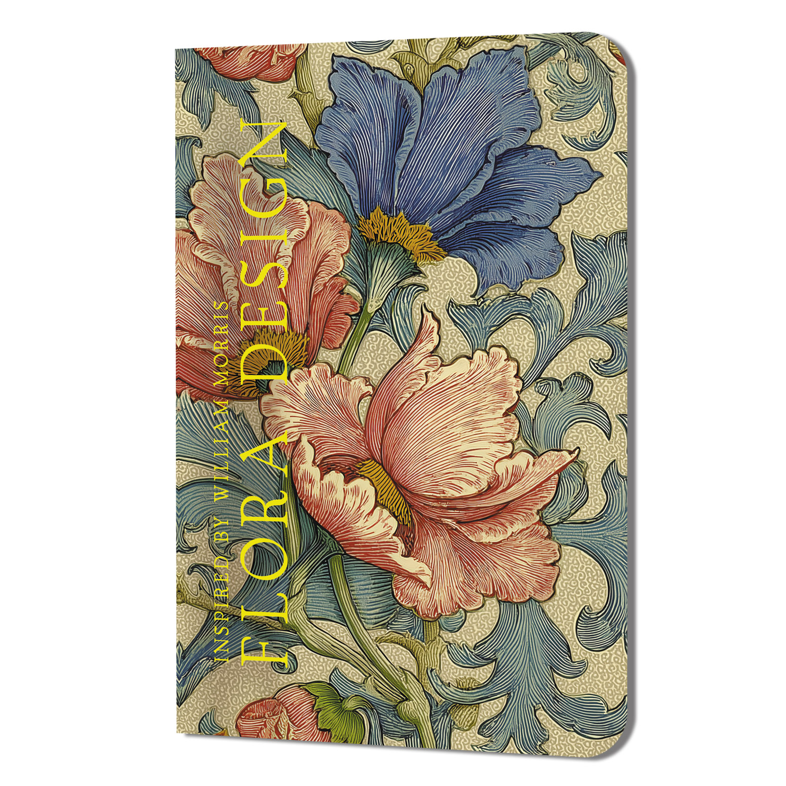 Блокнот flora design (белые и розовые цветы) (Копировать)