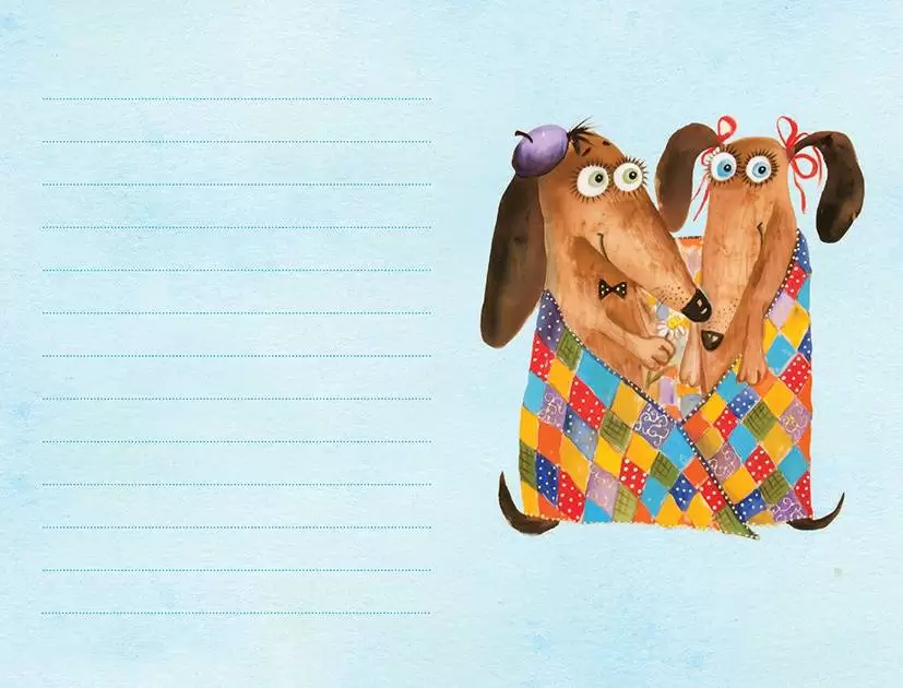 Песики в блокнотике. Лохматые записки (Мопс в колпаке) — изображение 4