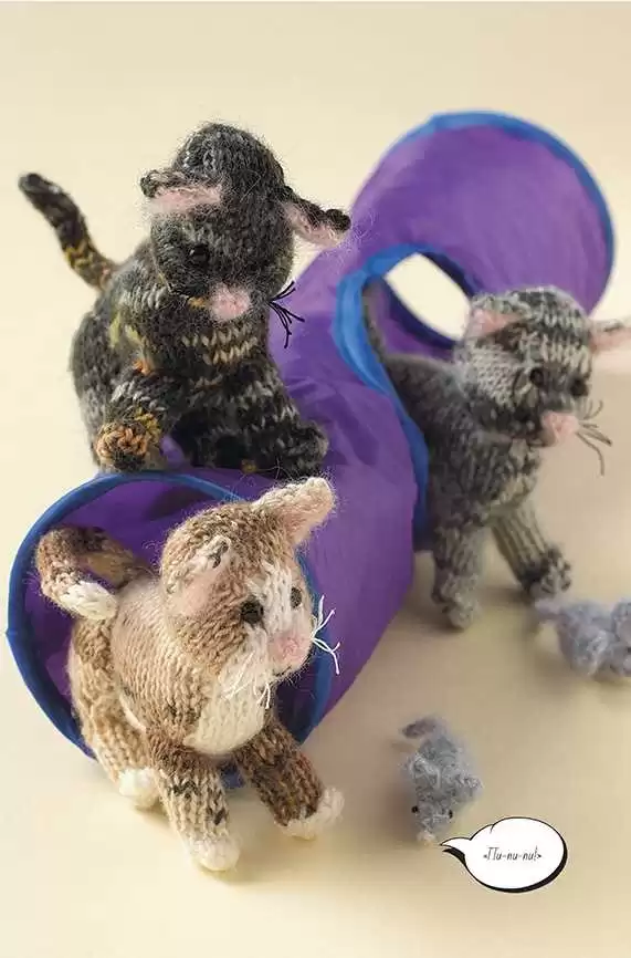 Забавные кошки и котята. Вяжем спицами — изображение 3