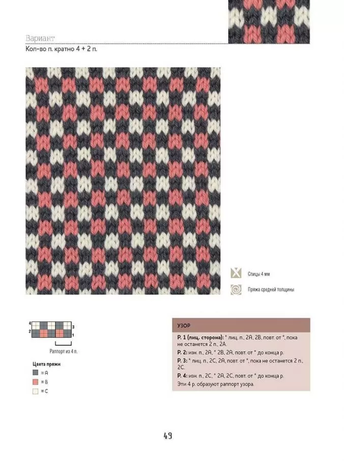 Библия многоцветных узоров fair isle. Спицы - 2021 — изображение 5