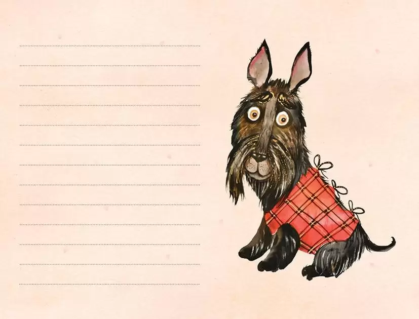 Песики в блокнотике. Лохматые записки (Мопс в колпаке) — изображение 7