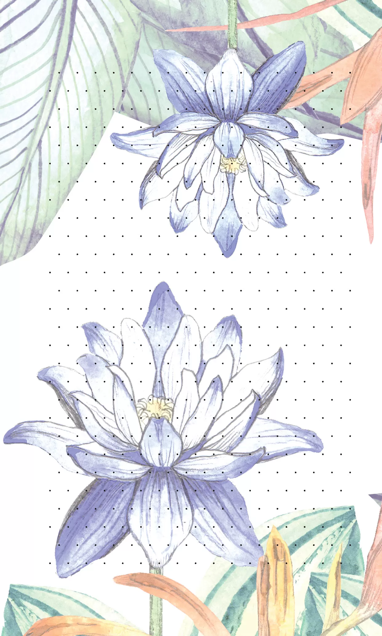 Блокнот-голограмма Flower Notes (Синий) — изображение 7