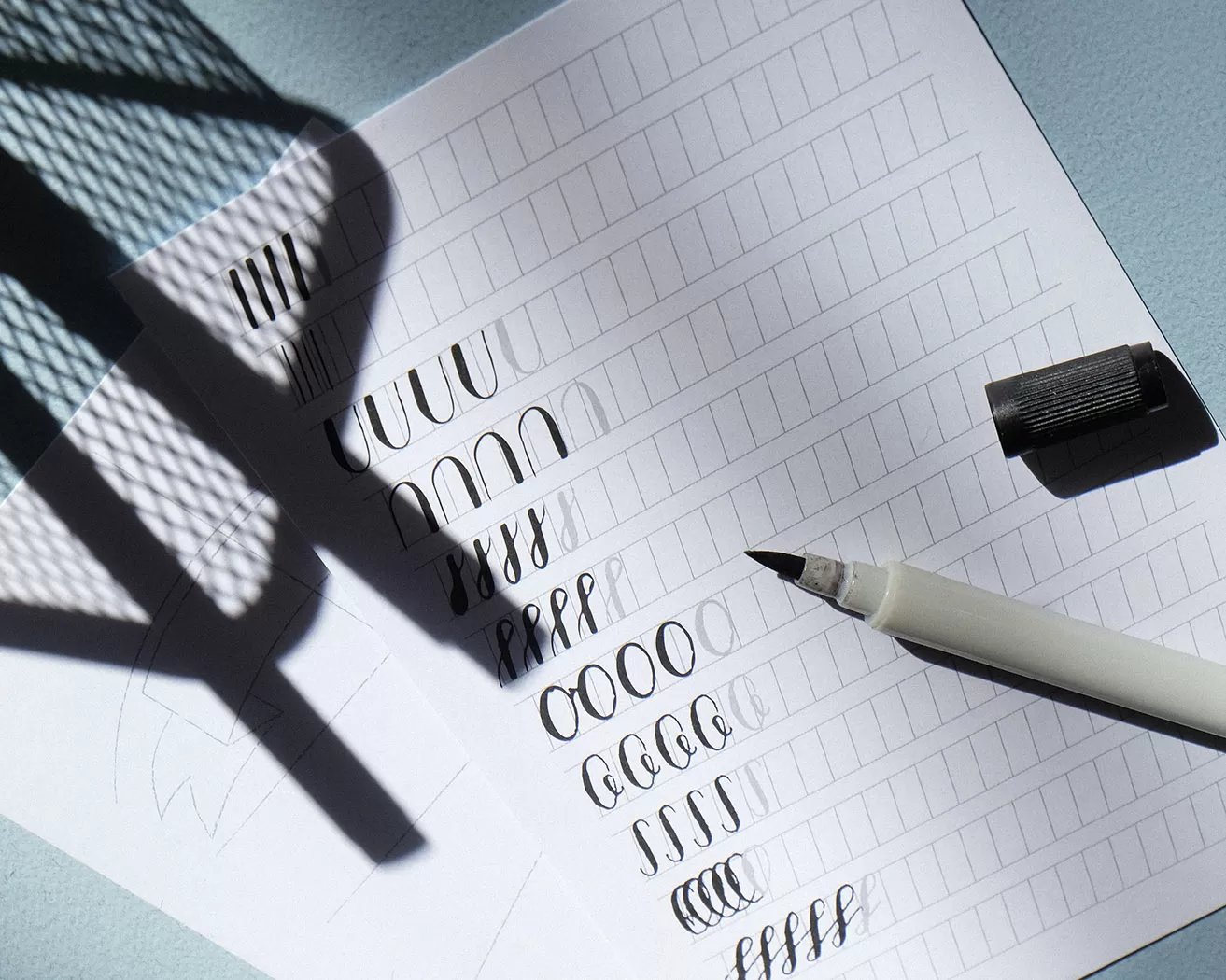 Набор открыток-шаблонов. Напиши настроение в стиле леттеринг (Крафт) — изображение 8