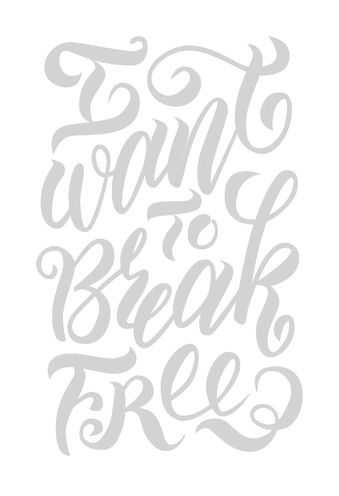 Набор открыток-шаблонов. Напиши настроение в стиле леттеринг (Крафт) — изображение 5