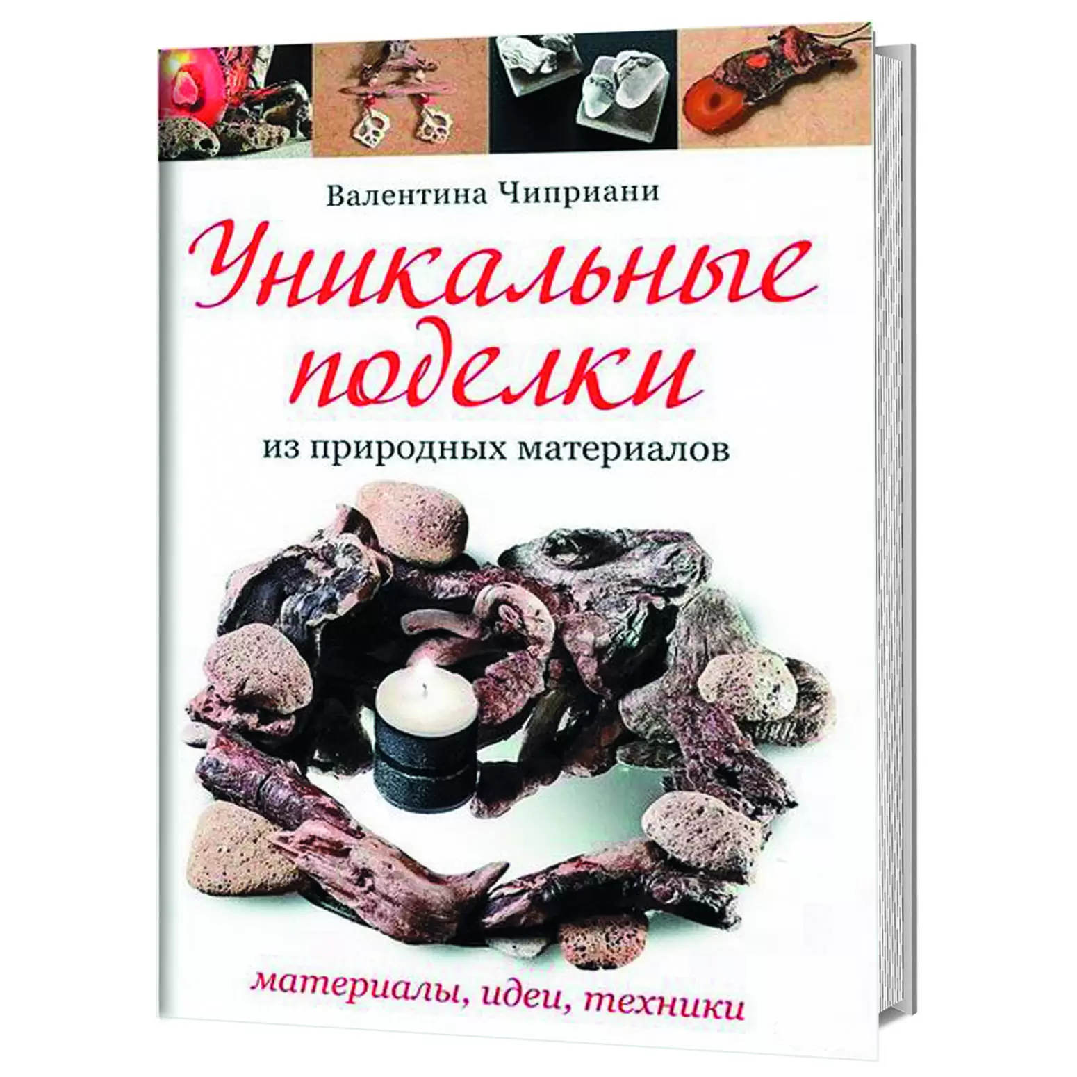 Уникальные поделки из природных материалов (белая)