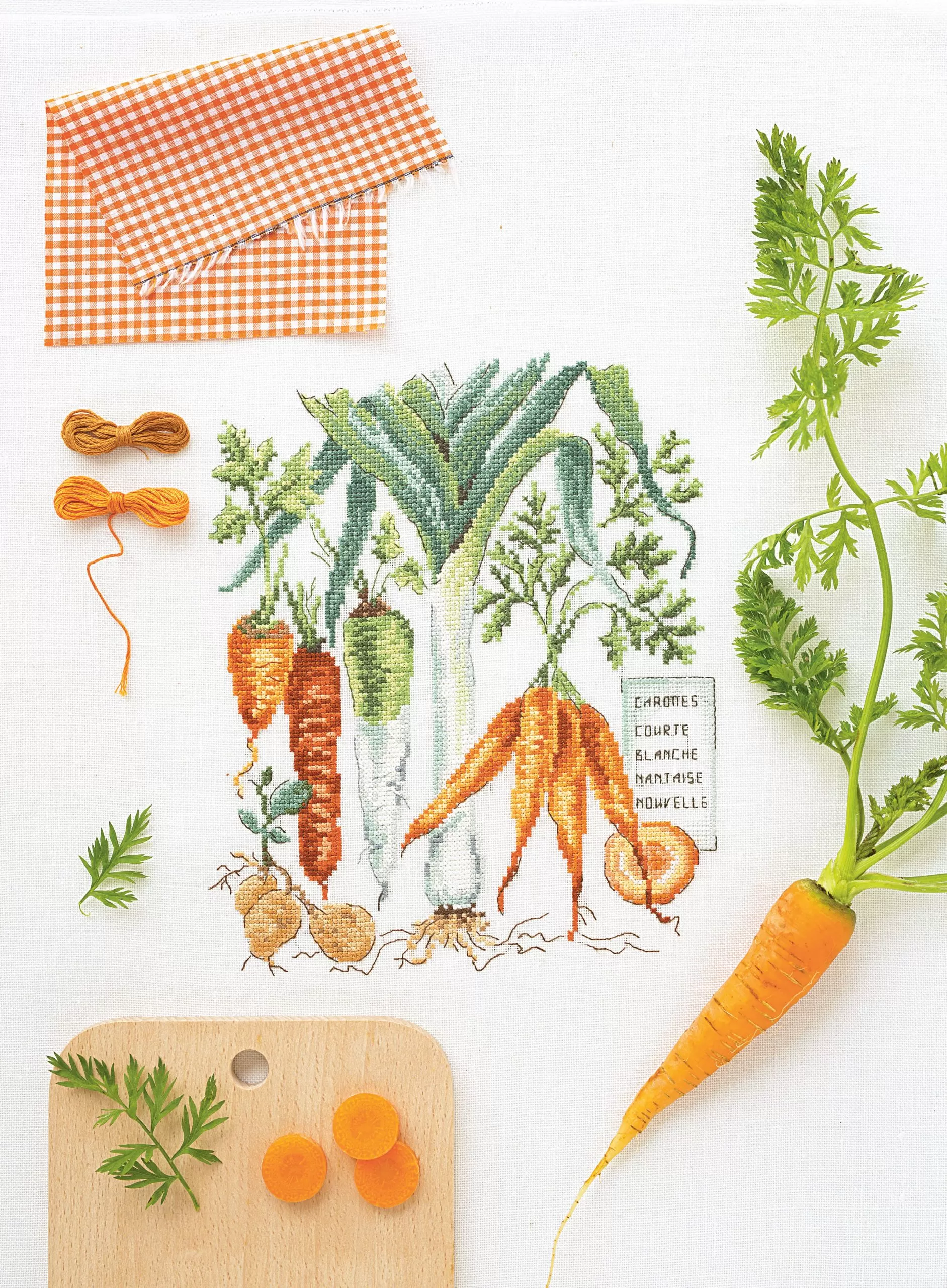 Французская вышивка крестом. Любимый огород Вероник Ажинер — изображение 4