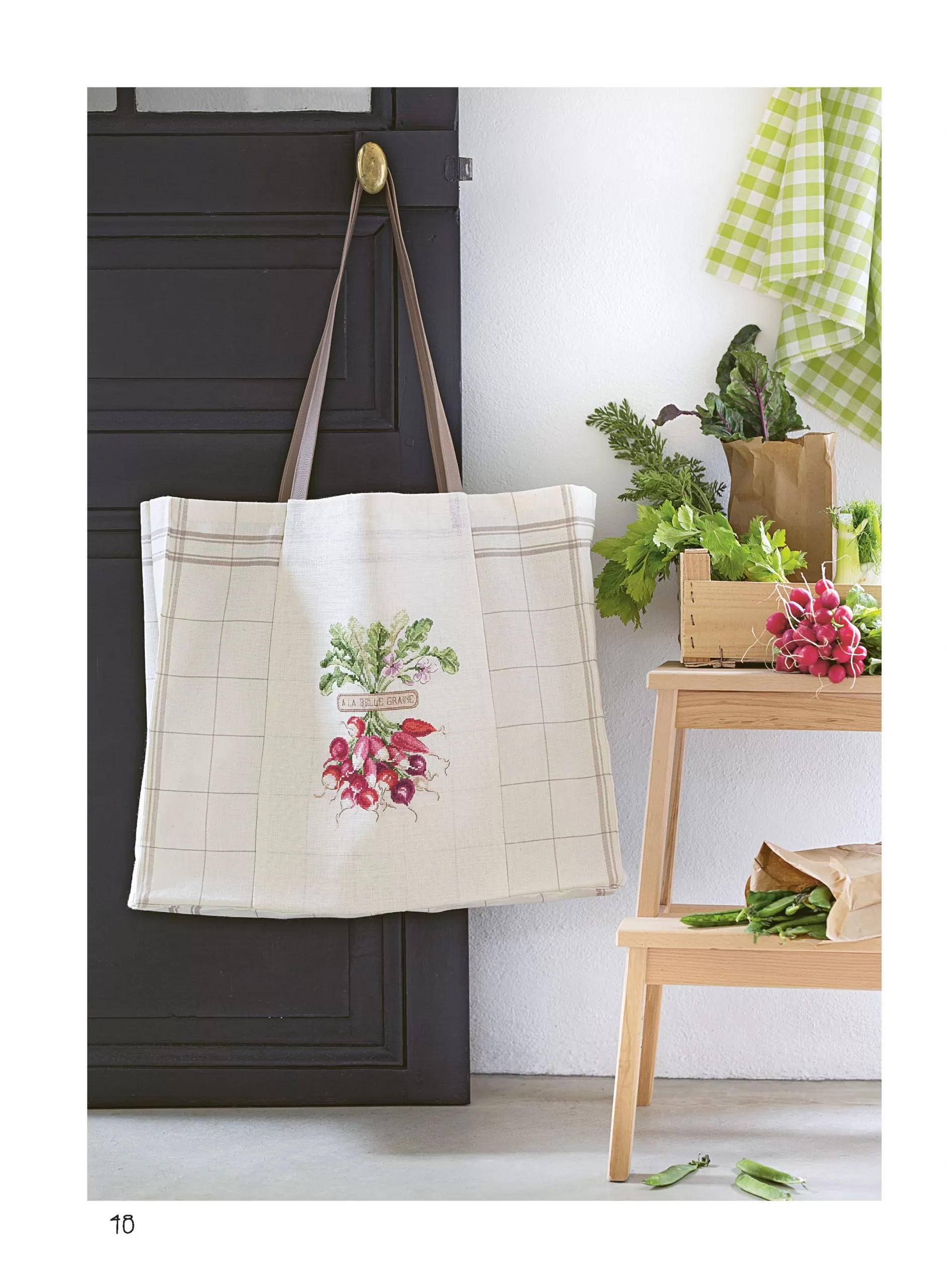 Французская вышивка крестом. Любимый огород Вероник Ажинер — изображение 9