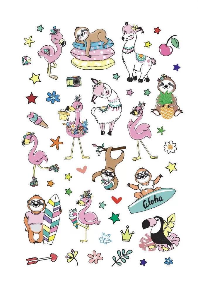 Наклейки Crazy Bullet Journal Stickers (розовая) — изображение 2