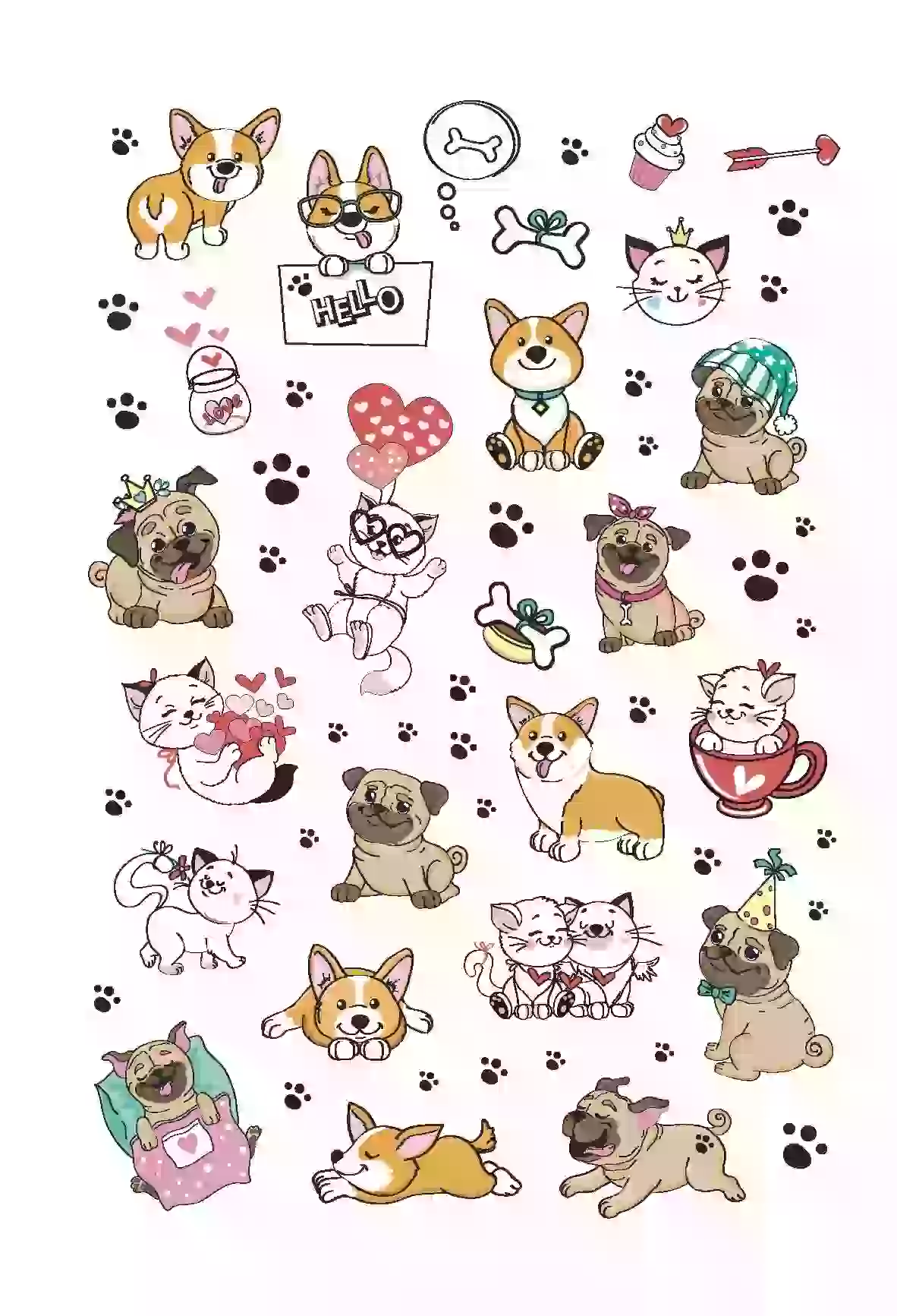 Наклейки Crazy Bullet Journal Stickers (красная) — изображение 3