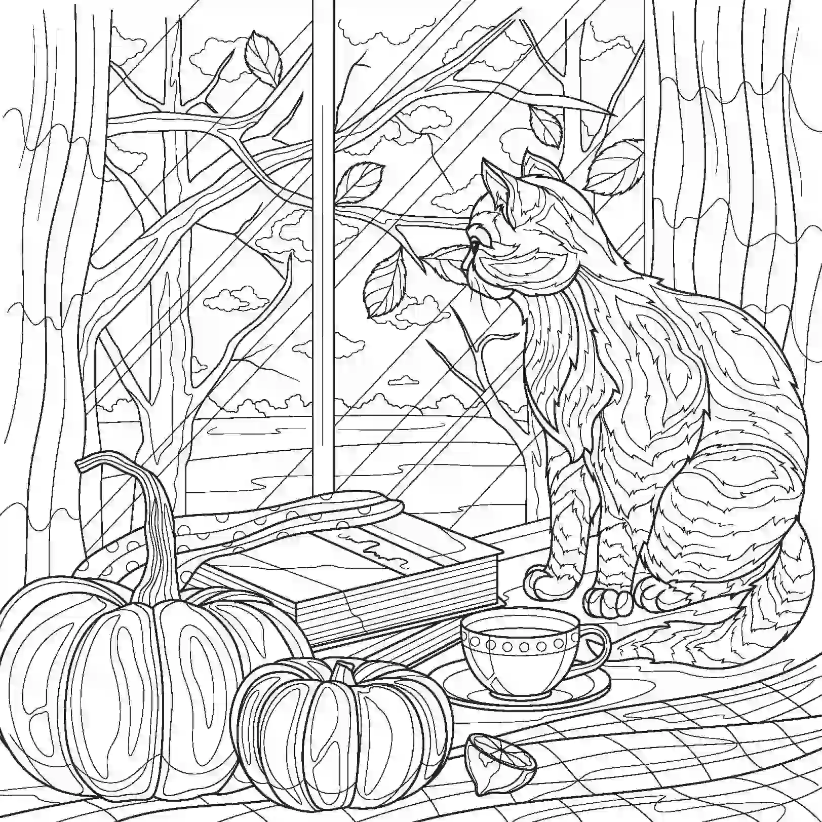 Раскраска-антистресс для работы маркерами (со зданием) — изображение 6