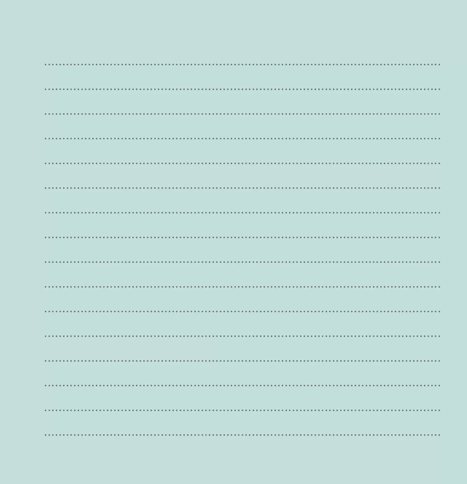 Блокнот с кроликами (бирюзовый) «Слушай свое сердце!» — изображение 2