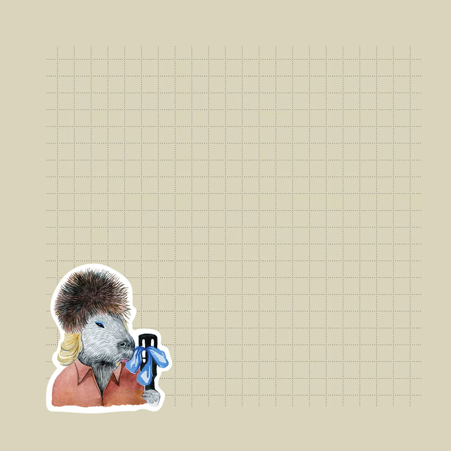 Блокнот Балдежные капибары (с фламинго)