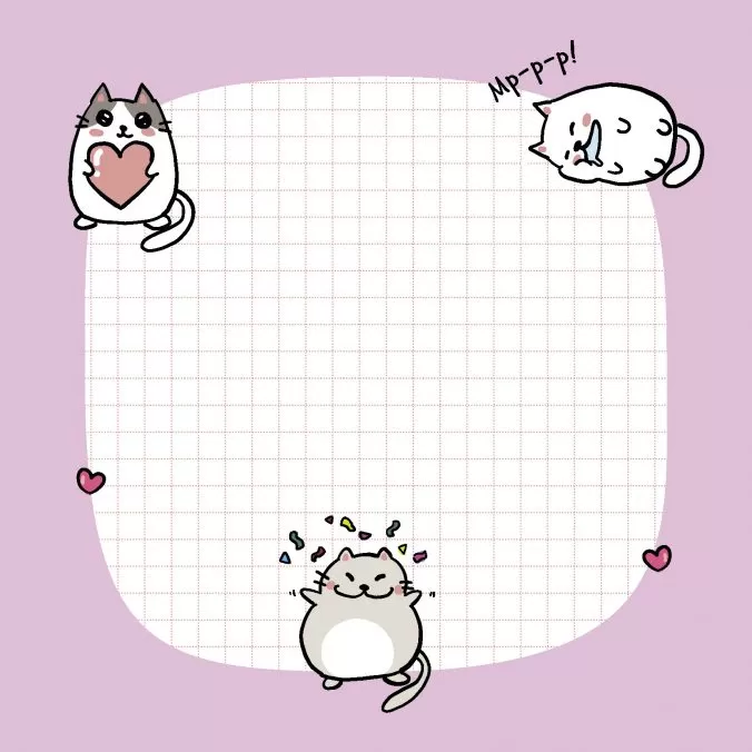 Блокноты Теплые коты (У вас появился кот) (голубая)