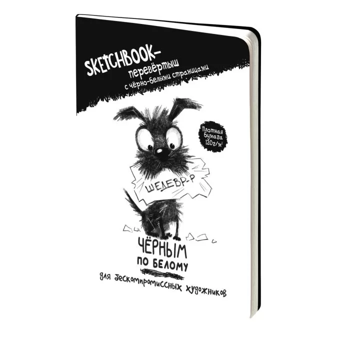 sketchbook перевертыш Черным по белому (котик) (Копировать)